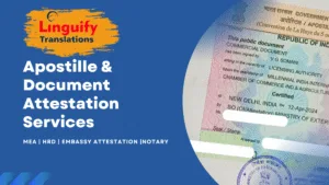 Apostille & Document Attestation Services: Verifying the Authenticity of Your Documents for International Use